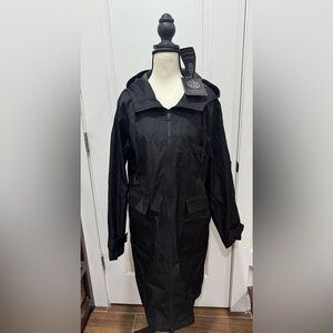 Rain Hooded JacketBernardo Rain Jacket Size L. NWT’s